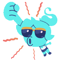 Lets Go Party Sticker by Beautiful Glitch