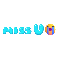 Sad Miss You Sticker by Messymoji