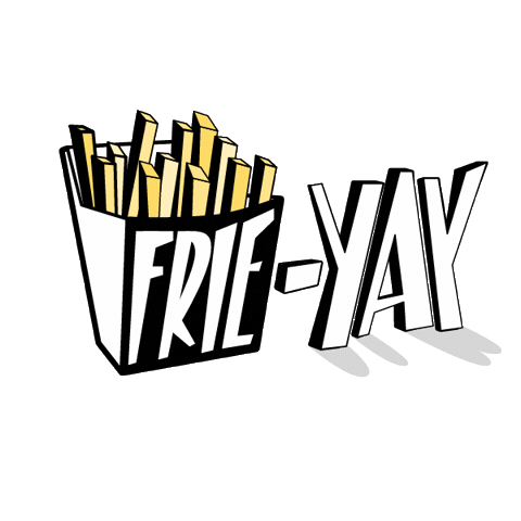 Fries Ketchup Sticker by YAY creative