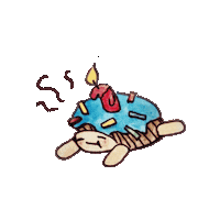 Tired Summer Heat Sticker