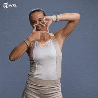 Tennis Look Through GIF by WTA