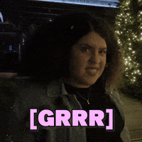 Growling Angry Bird GIF