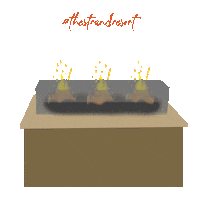 TheStrandResort fire beach orange relax Sticker