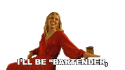 Another Drink Sticker by Catie Offerman