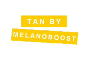 tanning Sticker by Melanoboost