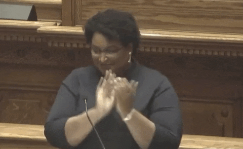 Stacey Abrams Applause GIF by Election 2020