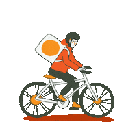 Online Grocery Food Sticker by Macai