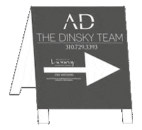 Open House Sign Sticker by The Dinsky Team