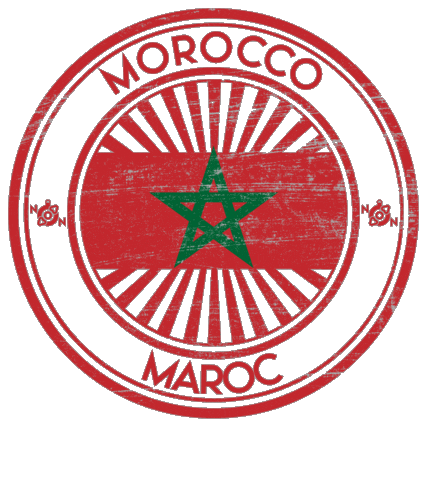 Ma Morocco Sticker by NoirNomads