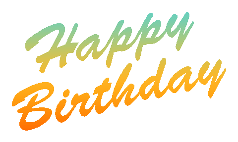 Happy Birthday Rainbow Sticker by Free & Easy