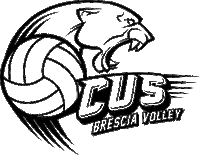 Logo Pink Sticker by CUS Brescia Volley