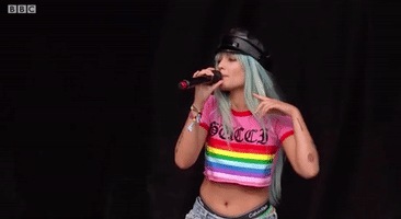 halsey GIF by Glastonbury Festival 2017