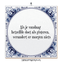 Spreuk Reflectie Sticker by Tegelspreuken.nl