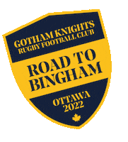 Ottawa Bingham Sticker by Gotham Knights Rugby