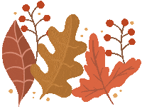 Fall Season Hello Sticker