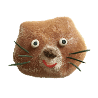 Cat Bread Sticker by Le magazine des parents happy !