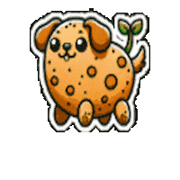 PawtatoFinance giphygifmaker pawtato pawtatogifs pawtatofinance Sticker