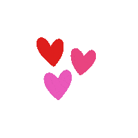 In Love Hearts Sticker