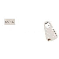 kuraorganics organic kura snug its here Sticker