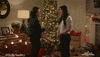 Christmas Tree Dancing GIF by Hallmark Mystery