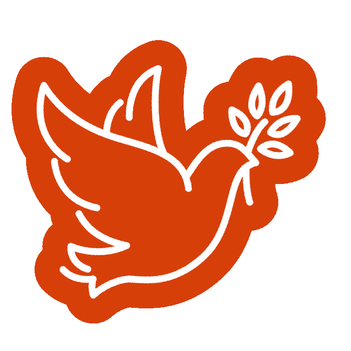 Oregon State University Peace Sticker by Oregon State Ecampus