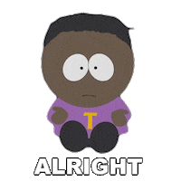 K Ok Sticker by South Park
