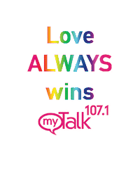gay love Sticker by myTalk1071