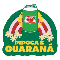 _guaranaantarctica popcorn soda manu pipoca Sticker