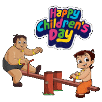 Childhood Memories Celebration Sticker by Chhota Bheem