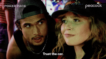Poker Face Car GIF by Peacock