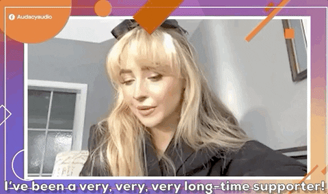 Check In Sabrina Carpenter GIF by Audacy
