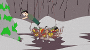 snow falling GIF by South Park 