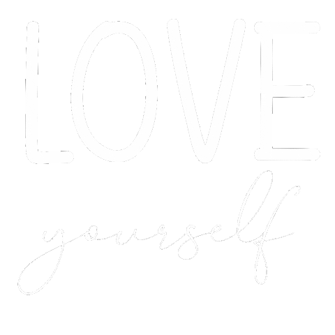Love Yourself Typography Sticker