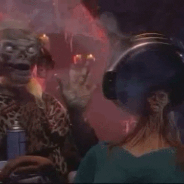 Tales From The Crypt Hairdresser GIF by absurdnoise