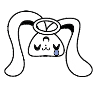 Moon Bunny Sticker