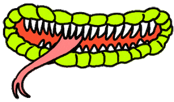 Mouth Reptile Sticker by Originals
