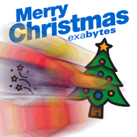 Happy Christmas Sticker by exabytes