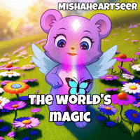 Rainbow Flower GIF by MishaHeartseer
