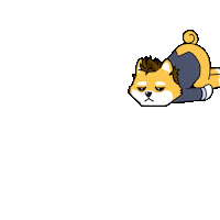 Tired Good Morning Sticker by Dogelon Mars