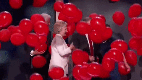 Democratic National Convention Balloon GIF by Election 2016