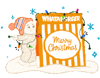 Christmas Holiday Sticker by Whataburger