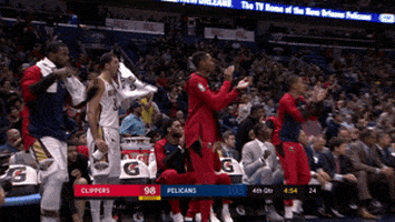 new orleans pelicans applause GIF by NBA