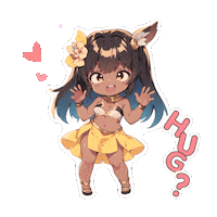 kiarajonesmusic love happy anime excited Sticker