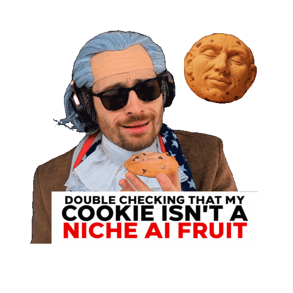 Chocolate Chip Cookie Too Mainstream Sticker