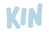 Kin Logo Blue Sticker by KIN DOG FOOD