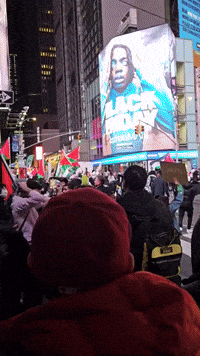 Pro-Palestine Protesters Fill Streets in Times Square