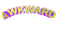 awkward text Sticker
