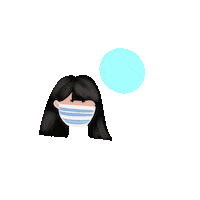 Katikat19 good mask covid covid19 Sticker