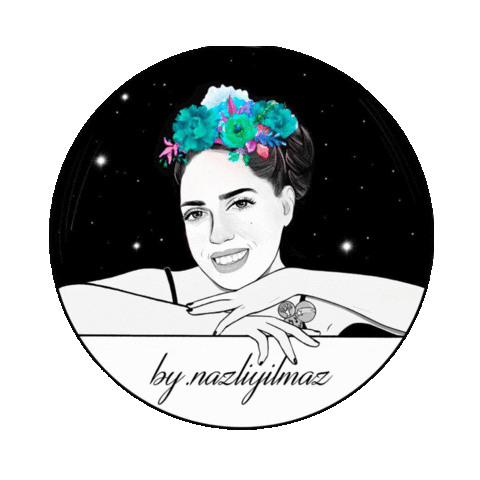 Nazli Yilmaz Sticker by Sukran Kaymak Ltd. Sti.