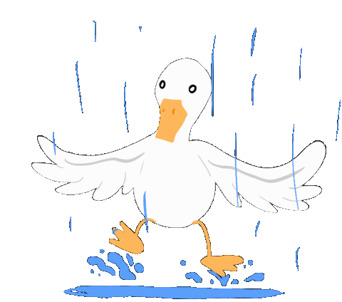 Jump Rain Sticker
